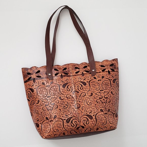 Leather Tote - Picture 2 of 12